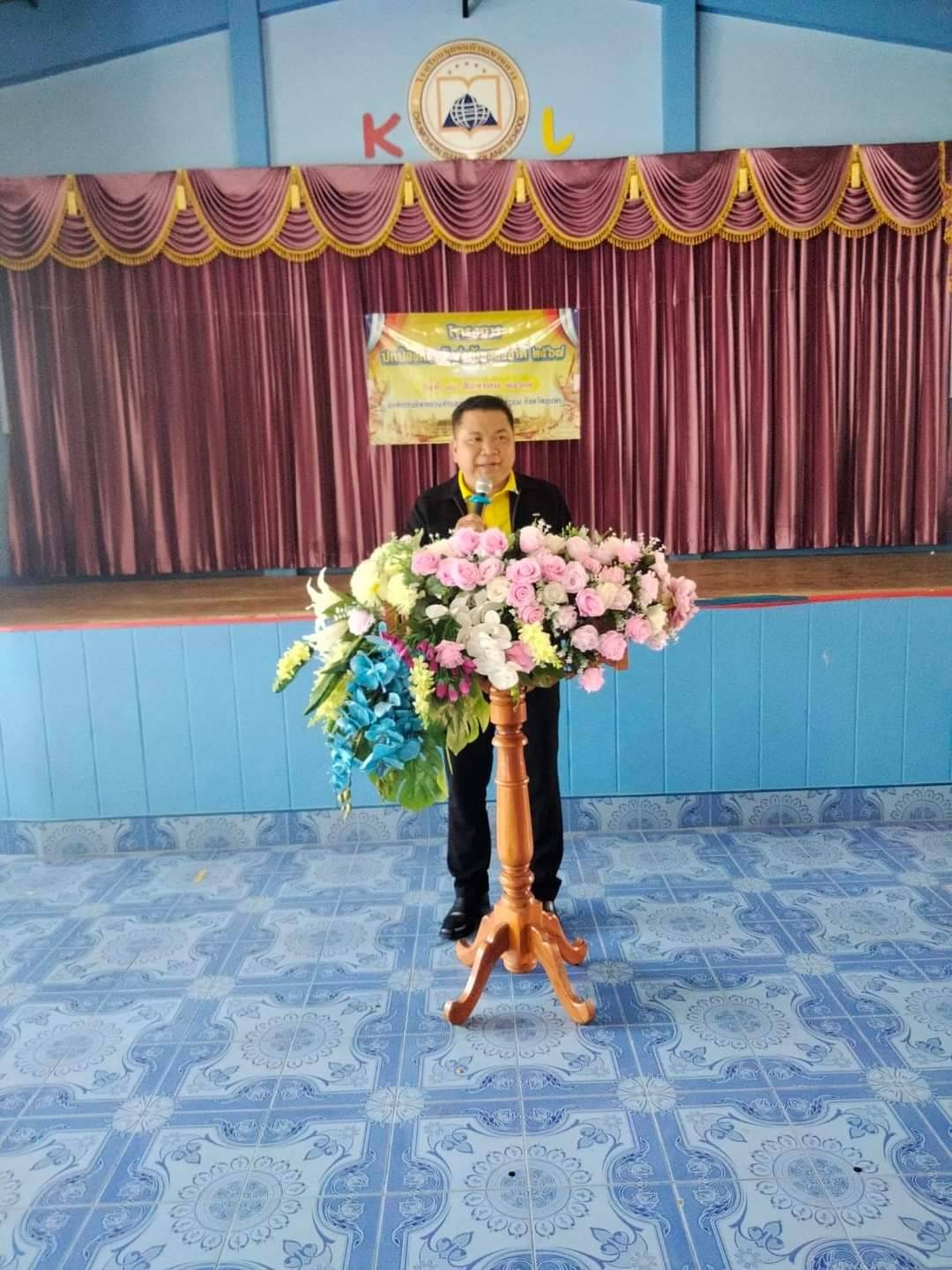 โครงการป้องกันและแก้ไขปัญหา      
 ยาเสพติด ประจำปี 2567 องค์การบริหารส่วนตำบลทุ่งหลวง โดยการนำของ นายกช้าง (นายประสพโชค เจริญวิริยะภาพ นายก อบต.ทุ่งหลวง)
ณ อาคารเอนกประสงค์โรงเรียนชุมชนบ้านเขาหลาง (กลุ่มเป้าหมาย น้องๆ ม.1- ม.3)